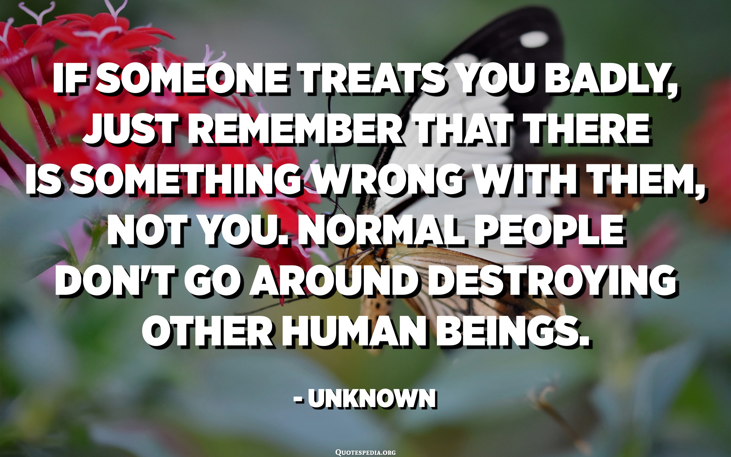 If Someone Treats You Badly, Just Remember That There Is Something ...